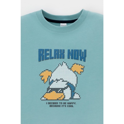 Футболка для мальчика размер 92 Crockid КР 302756 турмалин к569 3