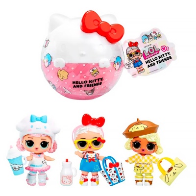 Кукла в шаре Лол Сюрпрайз Hello Kitty & Friends MGA 66249 2