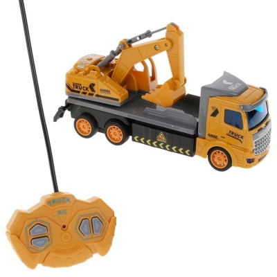 Автомобиль Экскаватор радиоуправляемый масштаб 1:48 Пламенный мотор WL-50B 1