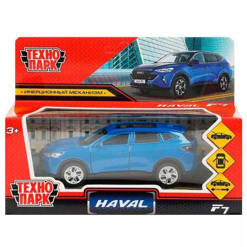 Машина металлическая инерционная Haval F7 12 см Технопарк F7-12-BU фото 4