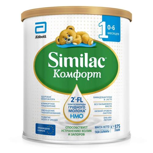 Смесь Similac Комфорт 1 (с 0 мес) 375 г