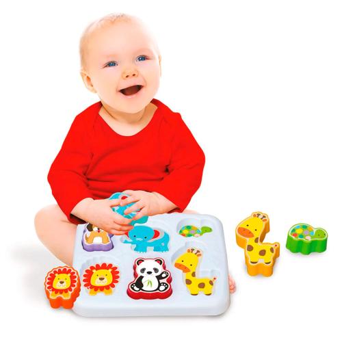 Игрушка Логика вкладыши Африка DeDe 03431 фото 2