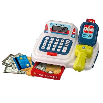 Набор Супермаркет касса с функцией калькулятора сканер терминал Y17866030 1