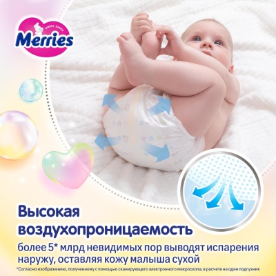 Подгузники Merries XL (12-20 кг) 40 шт 05