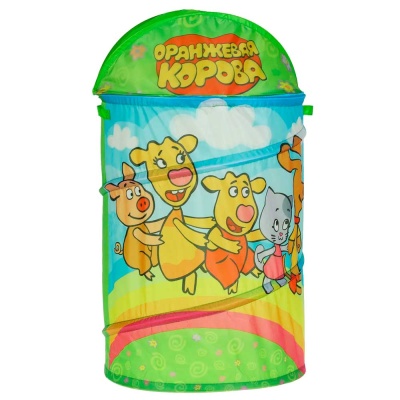 Корзина для игрушек Оранжевая корова Играем вместе XDP-17932-R 1