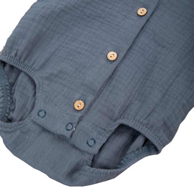 Боди с коротким рукавом Муслин KiDi 342(Мс)-55.1 деним 2