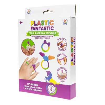 Набор Plastic Fantastic Кольца Единорог орёл котёнок 1toy Т20212 1