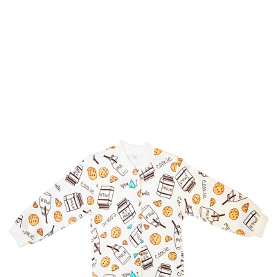 Кофточка Милк и печенья Чуди Кидс 102423 белый 02