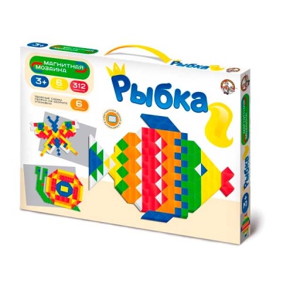 Магнитная мозаика Рыбка 312 элементов Десятое королевство 01652 1