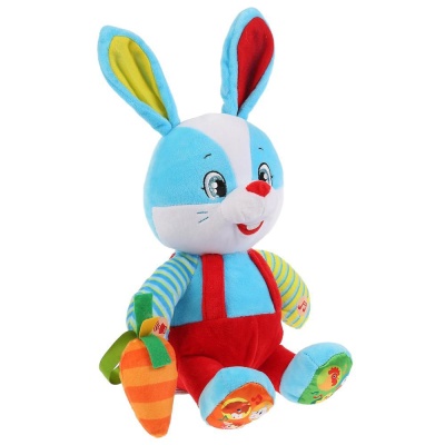 Мягкая озвученная игрушка Заяц Гоша 25 см Мульти-Пульти M9856-32 02