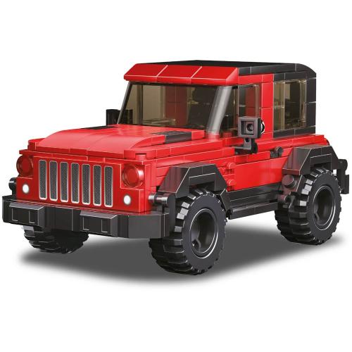 Конструктор Городские автомобили Красный внедорожник Mioshi Tech MTE0709-070
