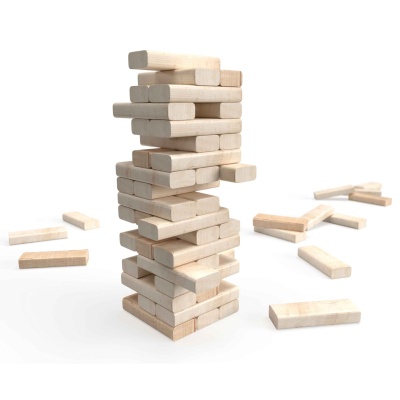 Игра Башня Брусок классик Десятое Королевство 04022