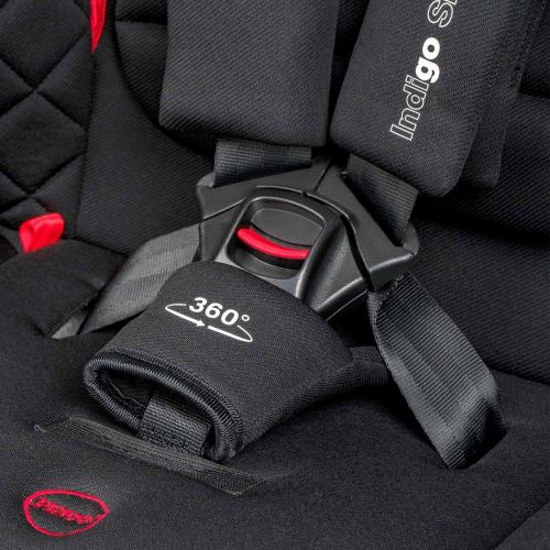 Автокресло Indigo Smart+ IsoFix чёрный фото 14