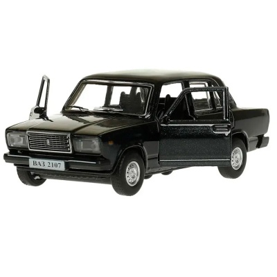 Машина металлическая инерционная ВАЗ 2107 12 см Технопарк 2107-12-BK 3