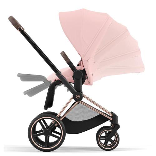 Коляска 2 в 1 Cybex Priam IV Rosegold Peach Pink фото 13