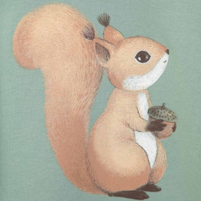 Толстовка демисезонная зелёная Crockid КР 302165-1