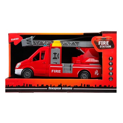Машинка инерционная Пожарная свет звук Veld Co 666-68P