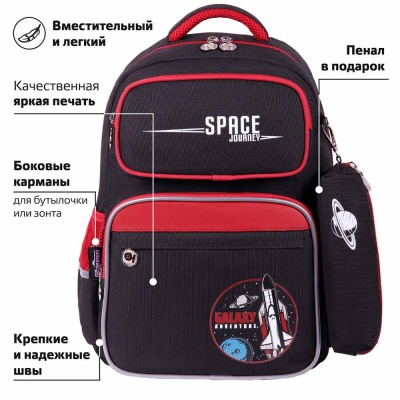 Рюкзак Endless space Complete с пеналом в комплекте Юнландия 271415 2