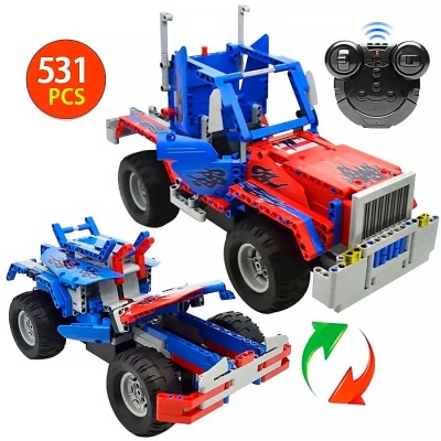 Конструктор Грузовик радиоуправляемый 531 деталь CaDa Double Eagle C51002W 2
