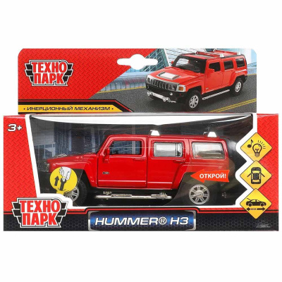 Машина металлическая инерционная Hummer h3 15 см Технопарк SB-68321 4