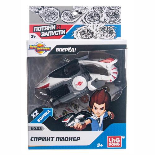Игровой набор с волчком Moto Fighters Cпринт Пионер Мотофайтеры MT0103 фото 5