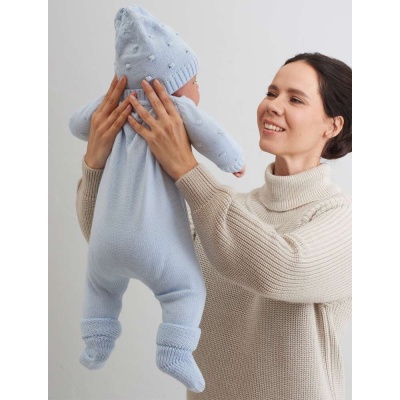 Вязаный комплект Пупырка 3 предмета Luxury Baby РП-0099 3