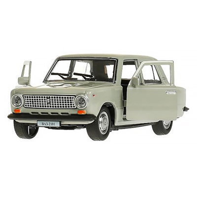 Машина металлическая инерционная ВАЗ 2101 12 см Технопарк 2101-12-GY 3