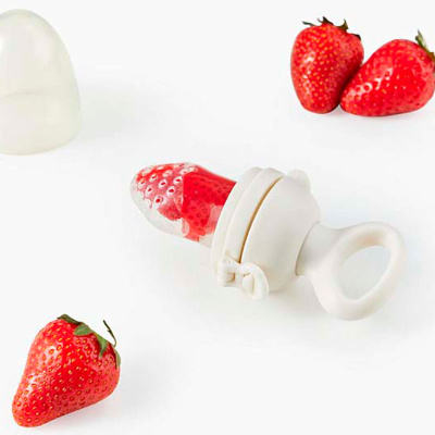 Ниблер с силиконовой сеточкой Happy Baby 15053 cream 4