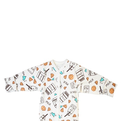 Комбинезон Милк и печенья Чуди Кидс 102423 белый 02