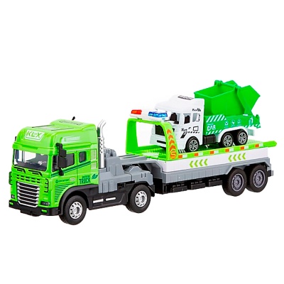 Автотрейлер инерционный металлический масштаб 1:24 BeBoy IT110000 1