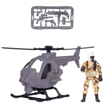Игровой набор Вертолёт с фигуркой пилота Chap Mei 545022-014 1
