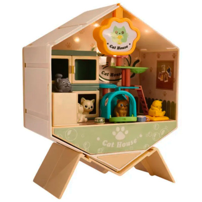 Конструктор Румбокс смастери свой домик с 5 котиками KiddiePlay 42703 2