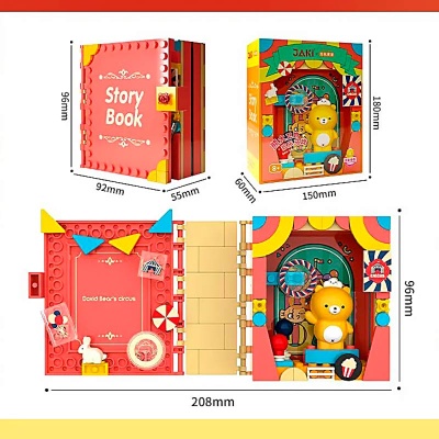 Конструктор Книжка с Мишкой Jaki JK6336