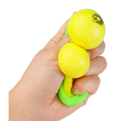 Игрушка антистресс мялка Горох Рыжий кот И-0816 2