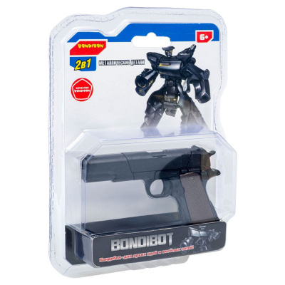 Трансформер 2в1 Bondibot Робот-пистолет Кольт M1911 Bondibon ВВ5903 5