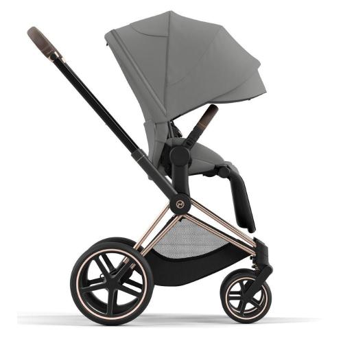 Коляска 2 в 1 Cybex Priam IV Rosegold Mirage Grey фото 14