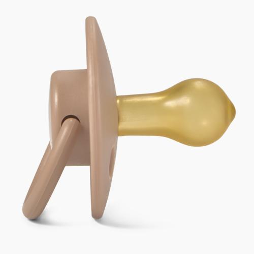 Соска пустышка латексная в контейнере 6-12 месяцев Happy Baby 13042 brown фото 2
