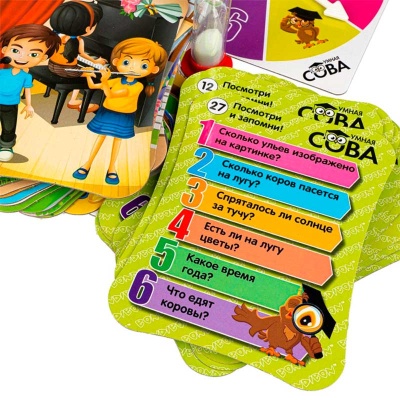 Игра-викторина Умная Сова Посмотри и запомни Bondibon ВВ4004