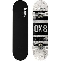 Скейтборд OK8 U-Turn СКБ-3329 чёрный