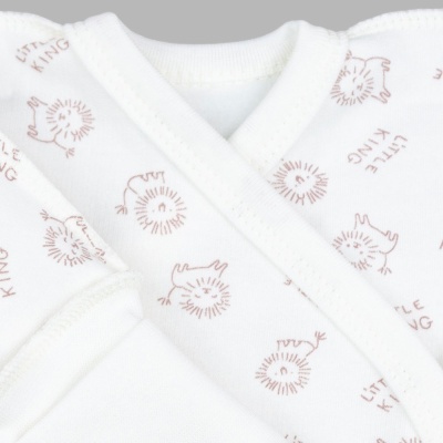 Распашонка Little King Чуди Кидс 445425Б-34 молочный 02