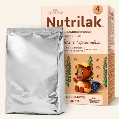 Каша Procereals Гречневая цельнозерновая с черносливом молочная 200 г Nutrilak 2