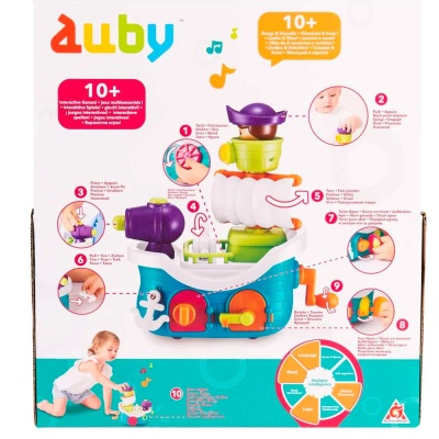 Игрушка Пиратский корабль интерактивная Auby 41085