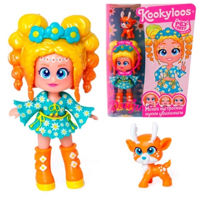 Кукла Daisy 11 см и питомец Pets Party Kookyloos KL2402 4