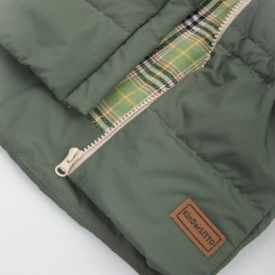 Жилет Кантри KiDi 962(Кан)-355 зелёно-серый 05
