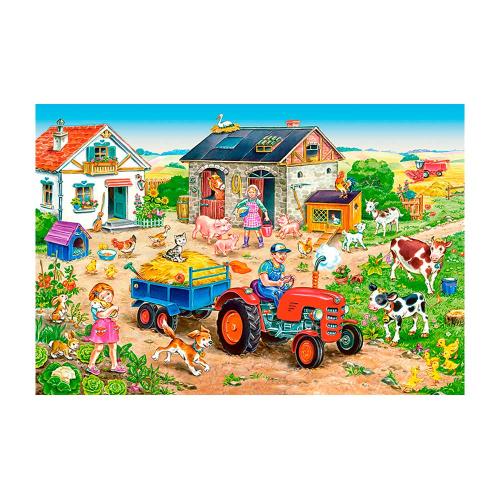 Пазл для малышей Maxi На ферме 40 элементов Castorland B-040193