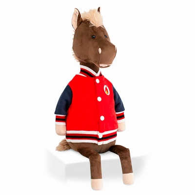 Мягкая игрушка Конь Огонь 35 см Символ Года Orange 2628/35