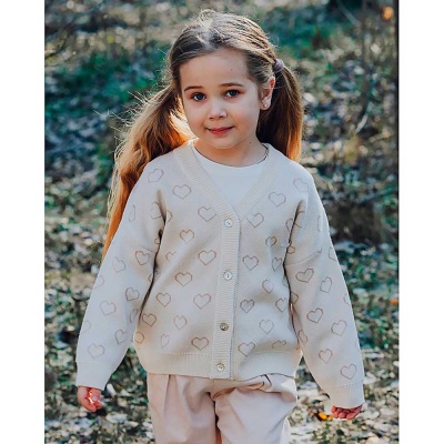Джемпер Сердечки для девочки Наследникъ НВ-МТ-017-НТ 5