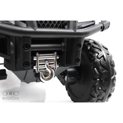 Детский электроквадроцикл 4WD RiverToys T001TT зеленый