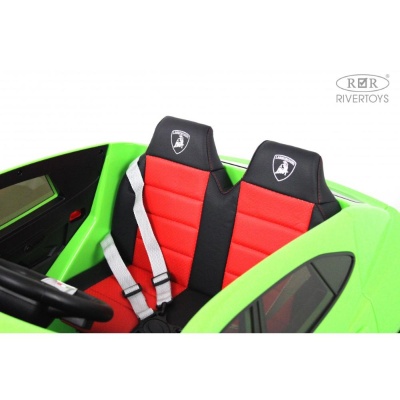 Детский электромобиль Lamborghini Urus RiverToys E777EE зелёный