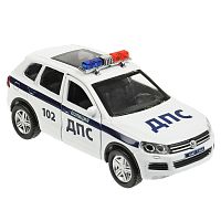 Металлическая машинка Volkswagen Touareg Полиция Технопарк TOUAREG-12POL-WH